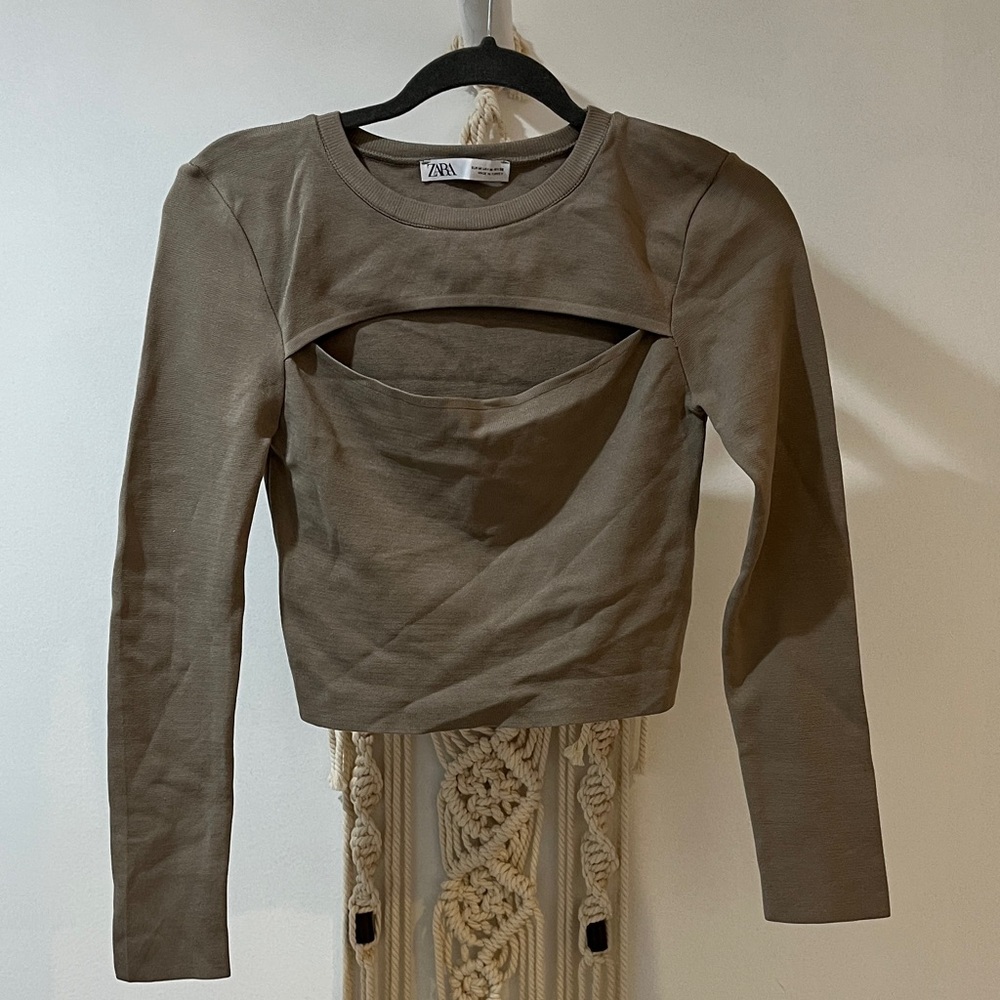 Zara cutout top